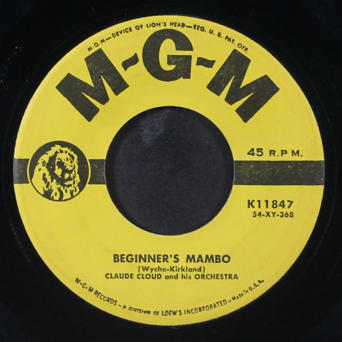 beginnner's mambo / if i can live to see the day by CLAUDE CLOUD
