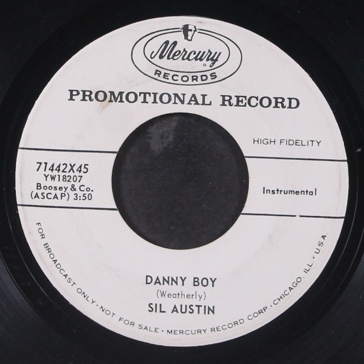 the hungry eye / danny boy by SIL AUSTIN