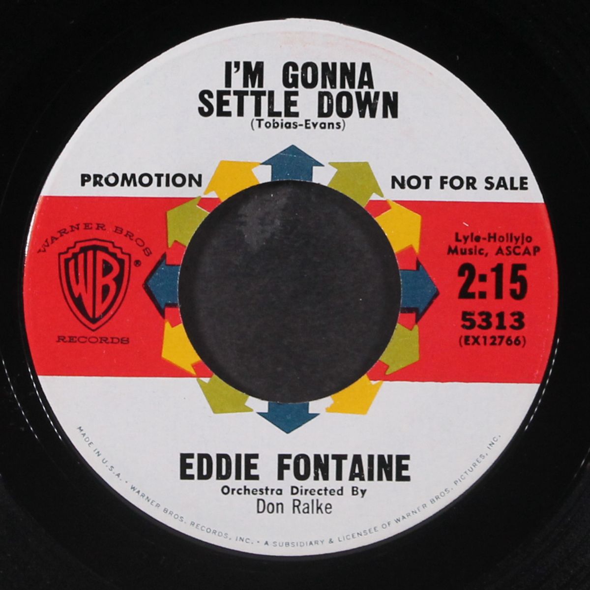 i'm gonna settle down / my heart belongs to you by EDDIE FONTAINE
