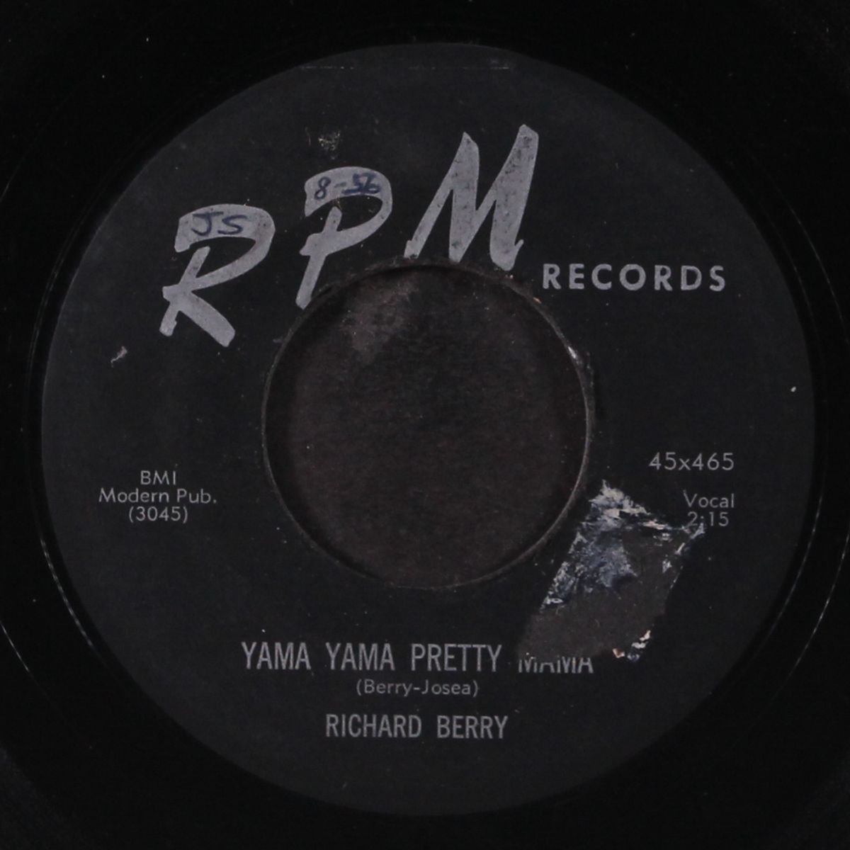 yama yama pretty mama / angel of my life by RICHARD BERRY