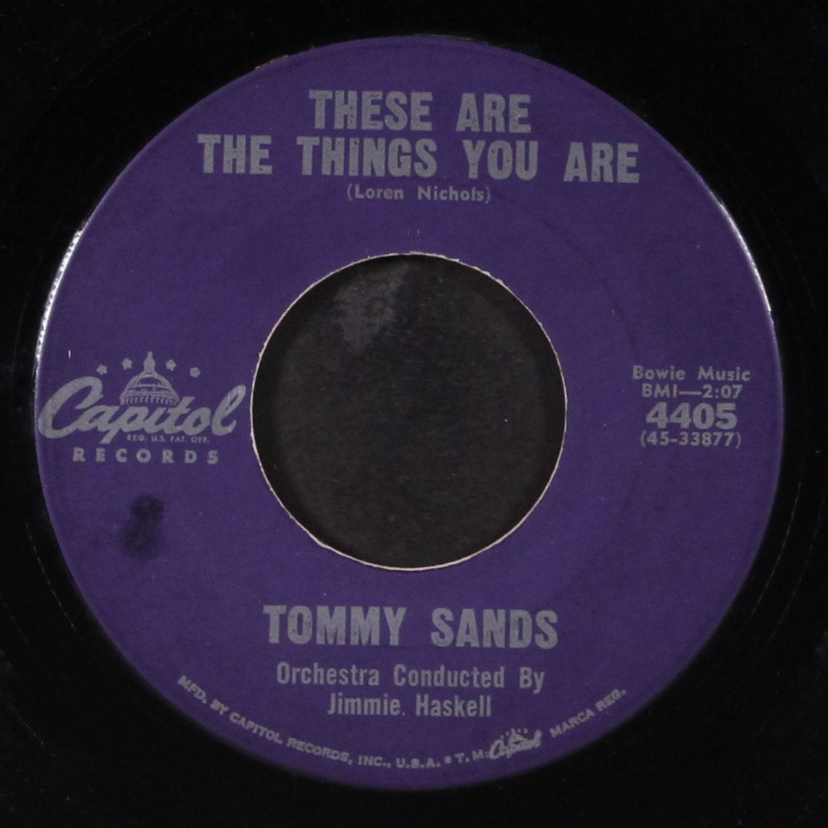 the old oaken bucket / these are the things you are by TOMMY SANDS