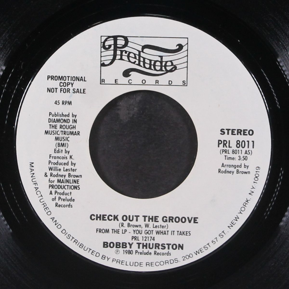 check out the groove / same by BOBBY THURSTON