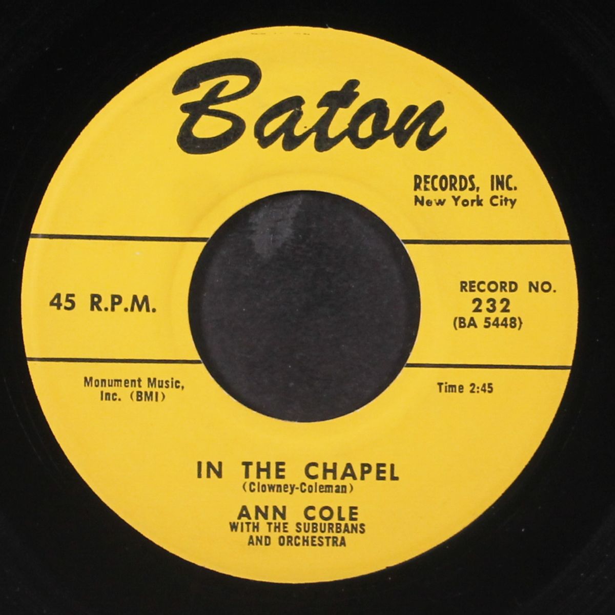 each day / in the chapel by ANN COLE