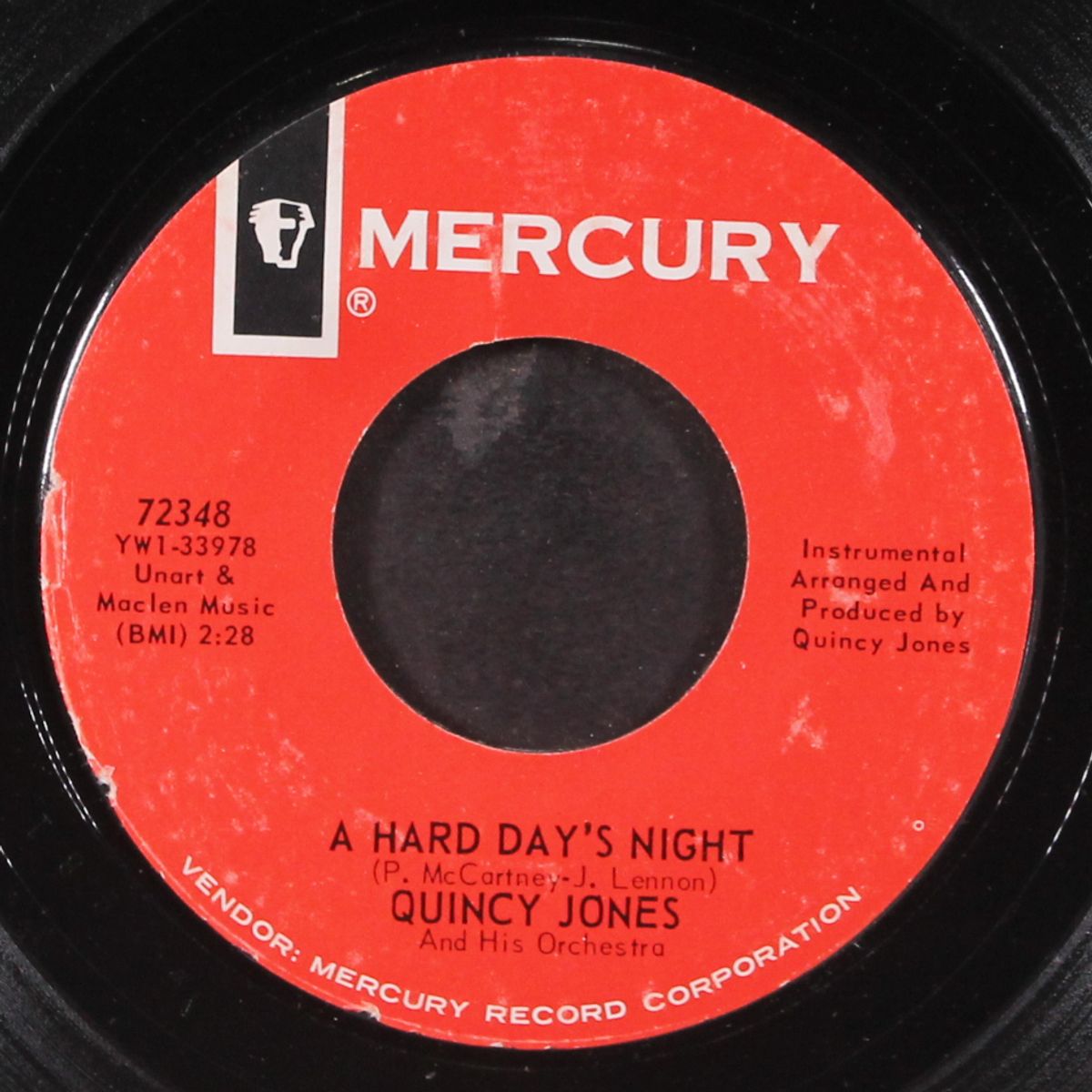 soul serenade / a hard day's night by QUINCY JONES