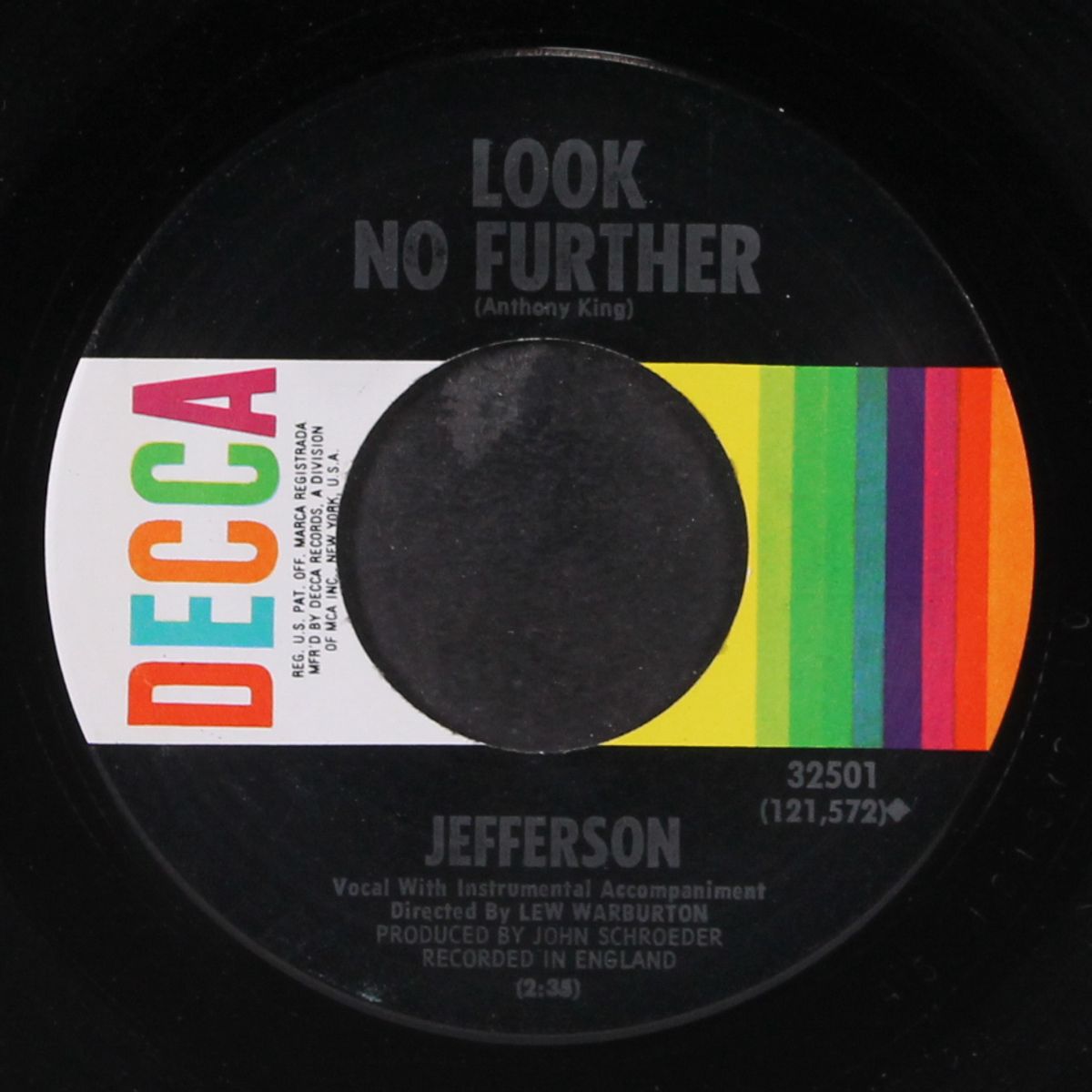the colour of my love / look no further by JEFFERSON