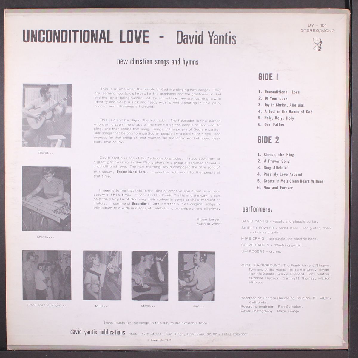 unconditional love by DAVID YANTIS