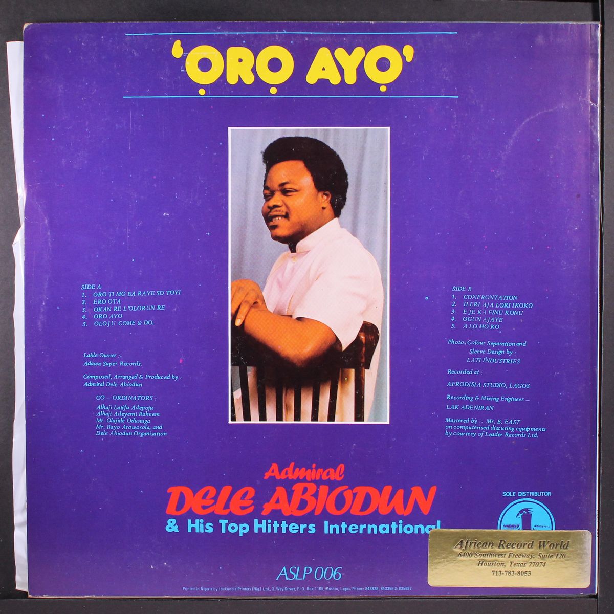 oro ayo by DELE ABIODUN