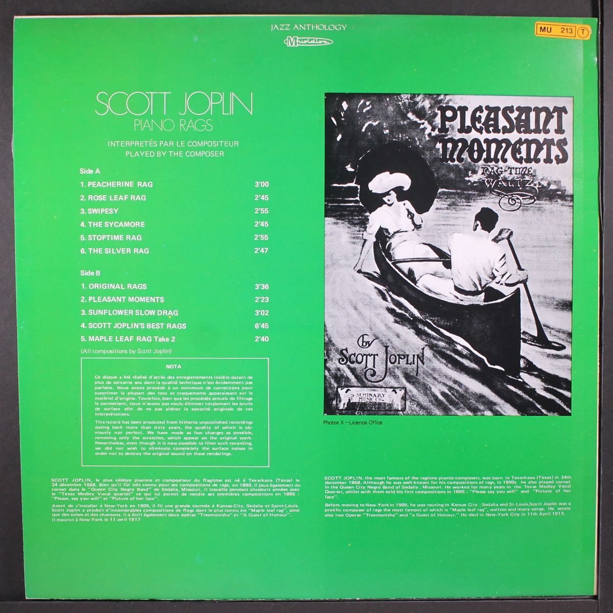 ragtime, vol. 2 by SCOTT JOPLIN