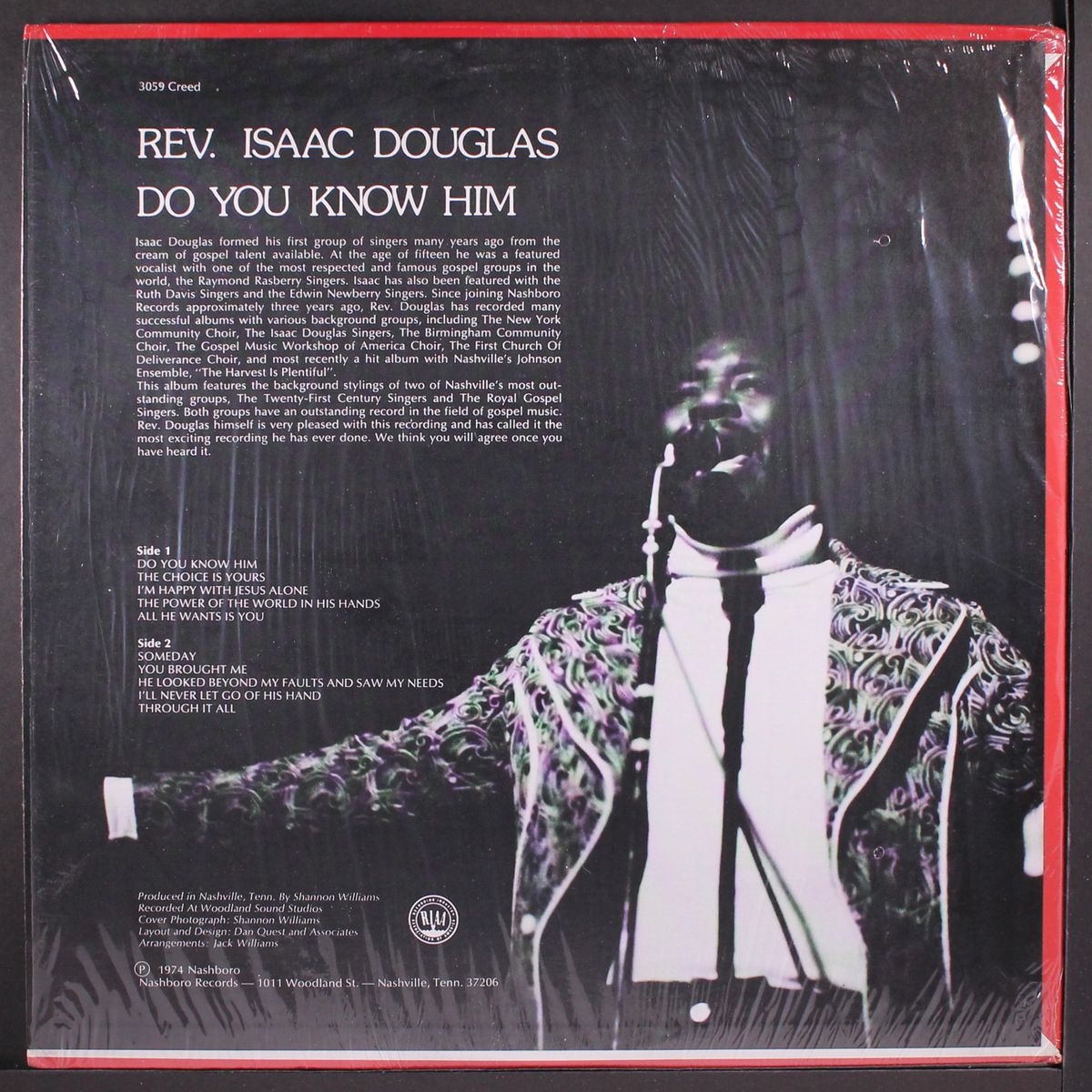 do you know him by REV. ISAAC DOUGLAS
