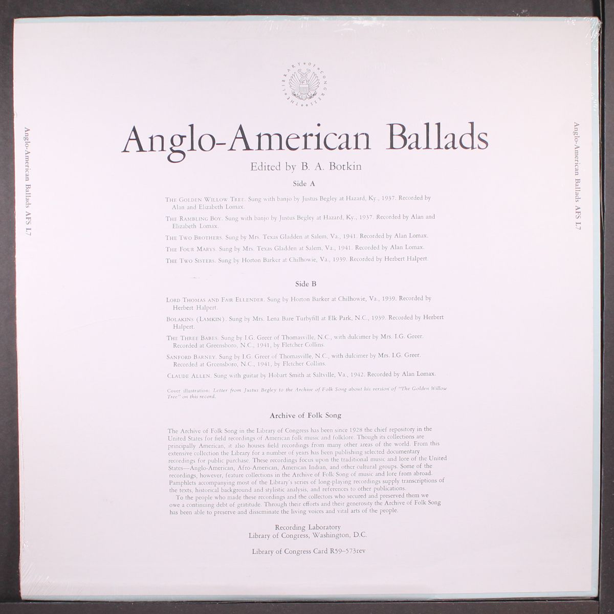 anglo-american ballads by VARIOUS