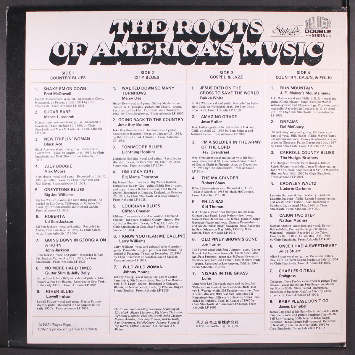 the roots of america's music by VARIOUS