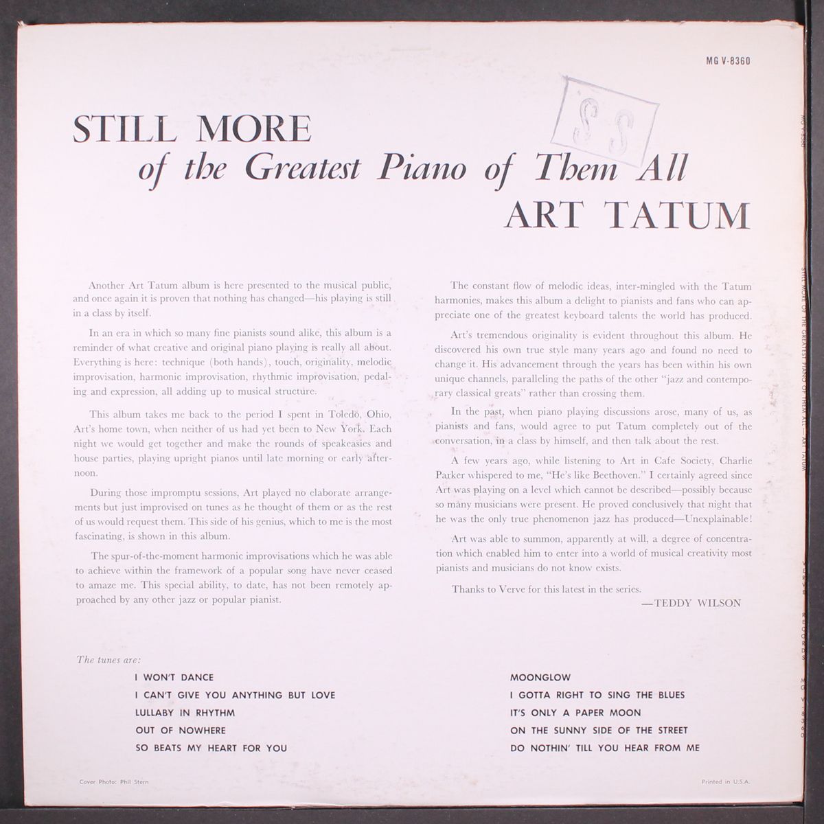 still more of the greatest piano of them all by ART TATUM