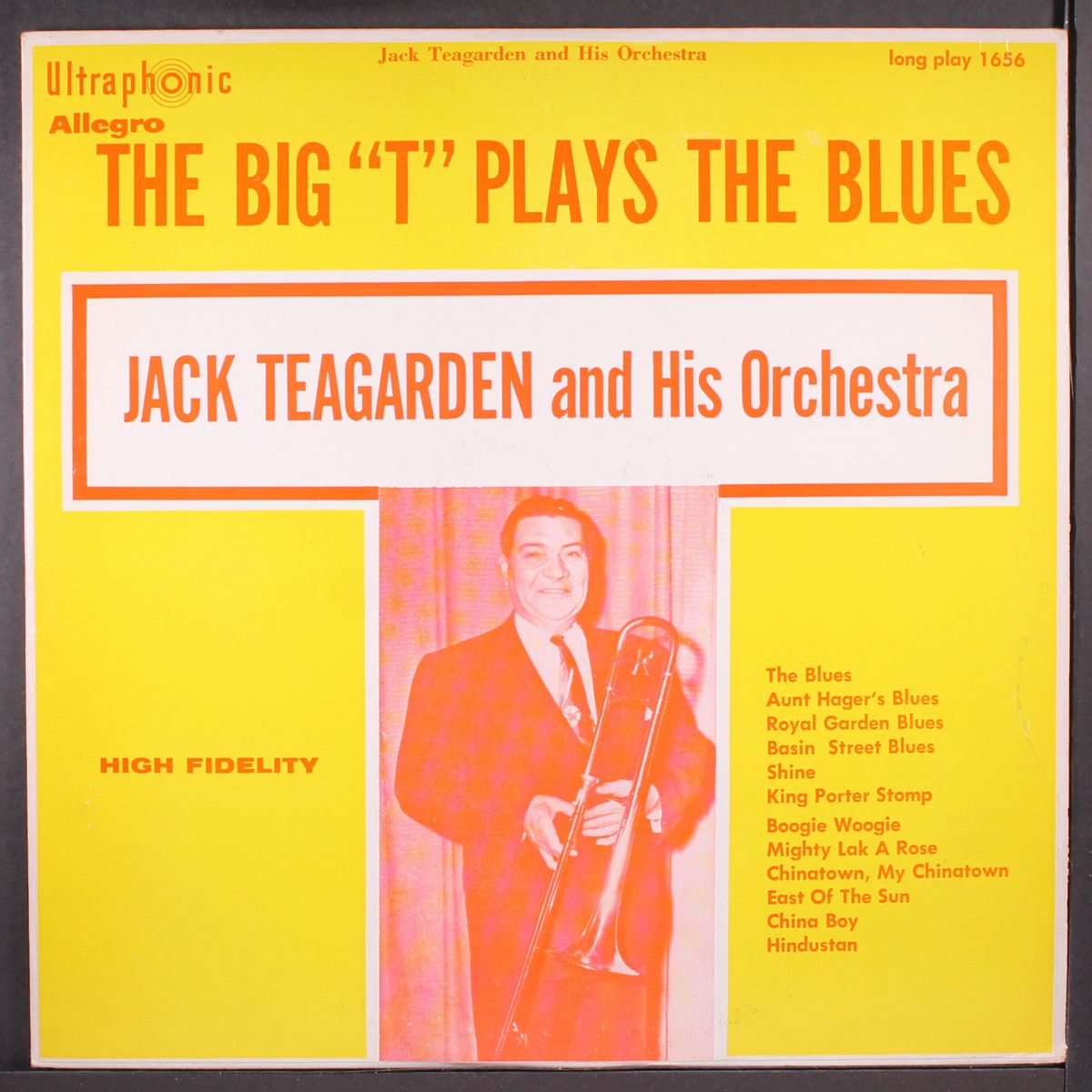 the big t plays the blues by JACK TEAGARDEN