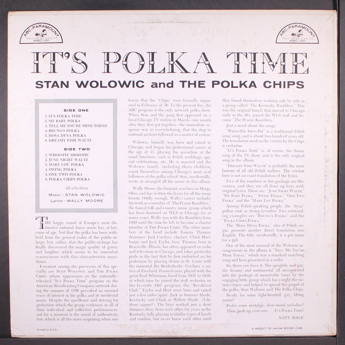 it's polka time by STAN WOLOWIC