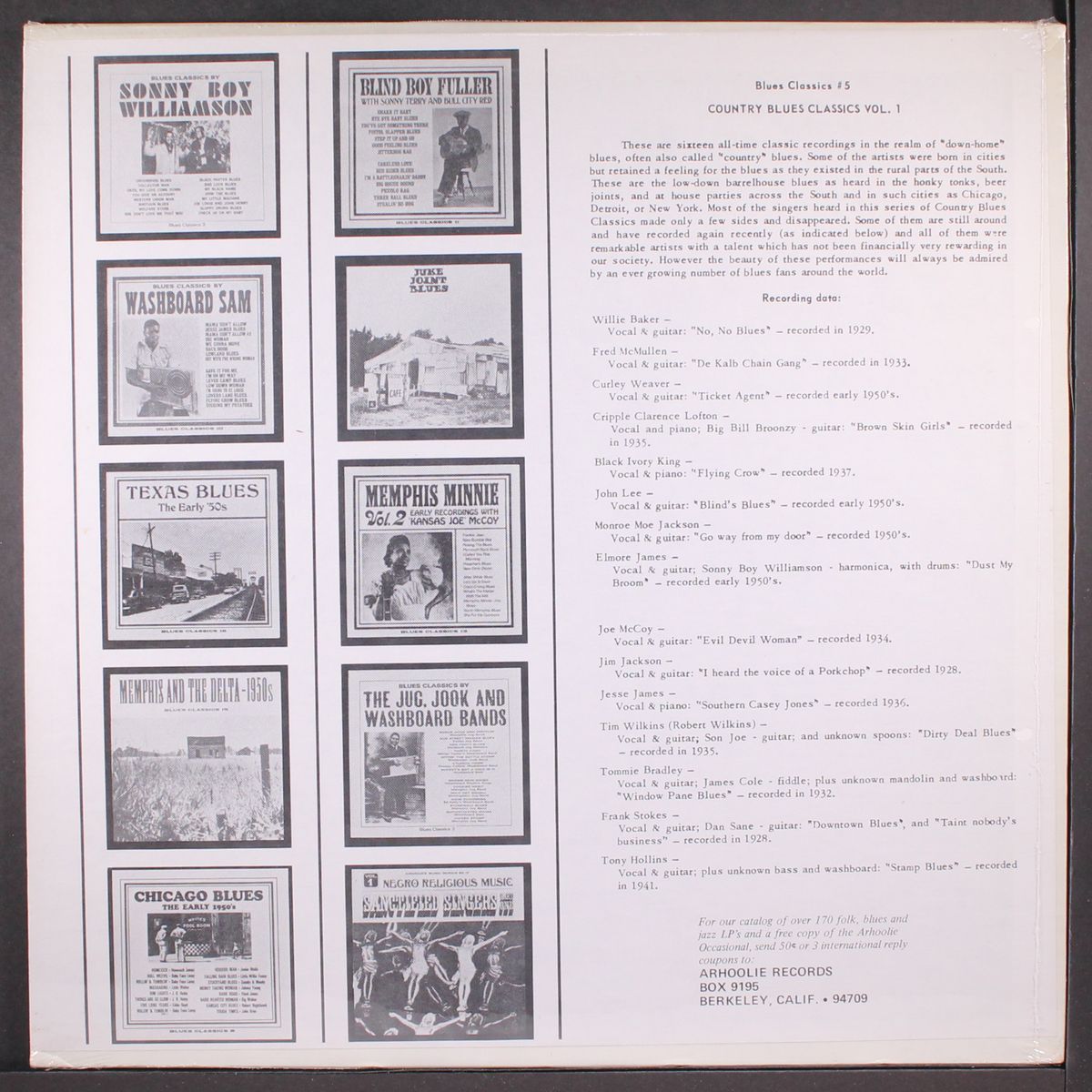country blues classics, vol. 1 by VARIOUS