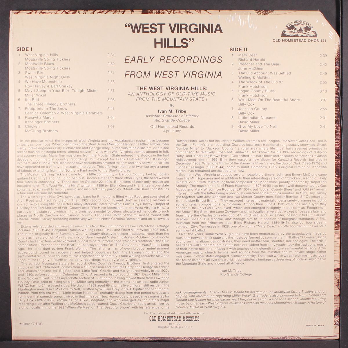 west virginia hills by VARIOUS