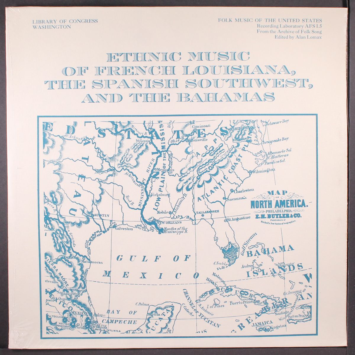ethnic music of french louisiana, the spanish southwest and the bahamas by VARIOUS