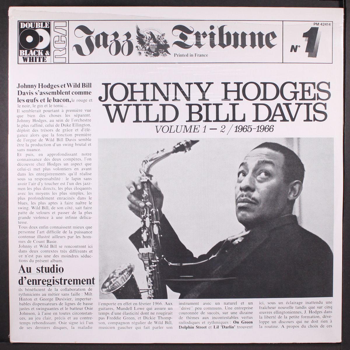 vols. 1-2, 1965-1966 by JOHNNY HODGES / WILD BILL DAVIS