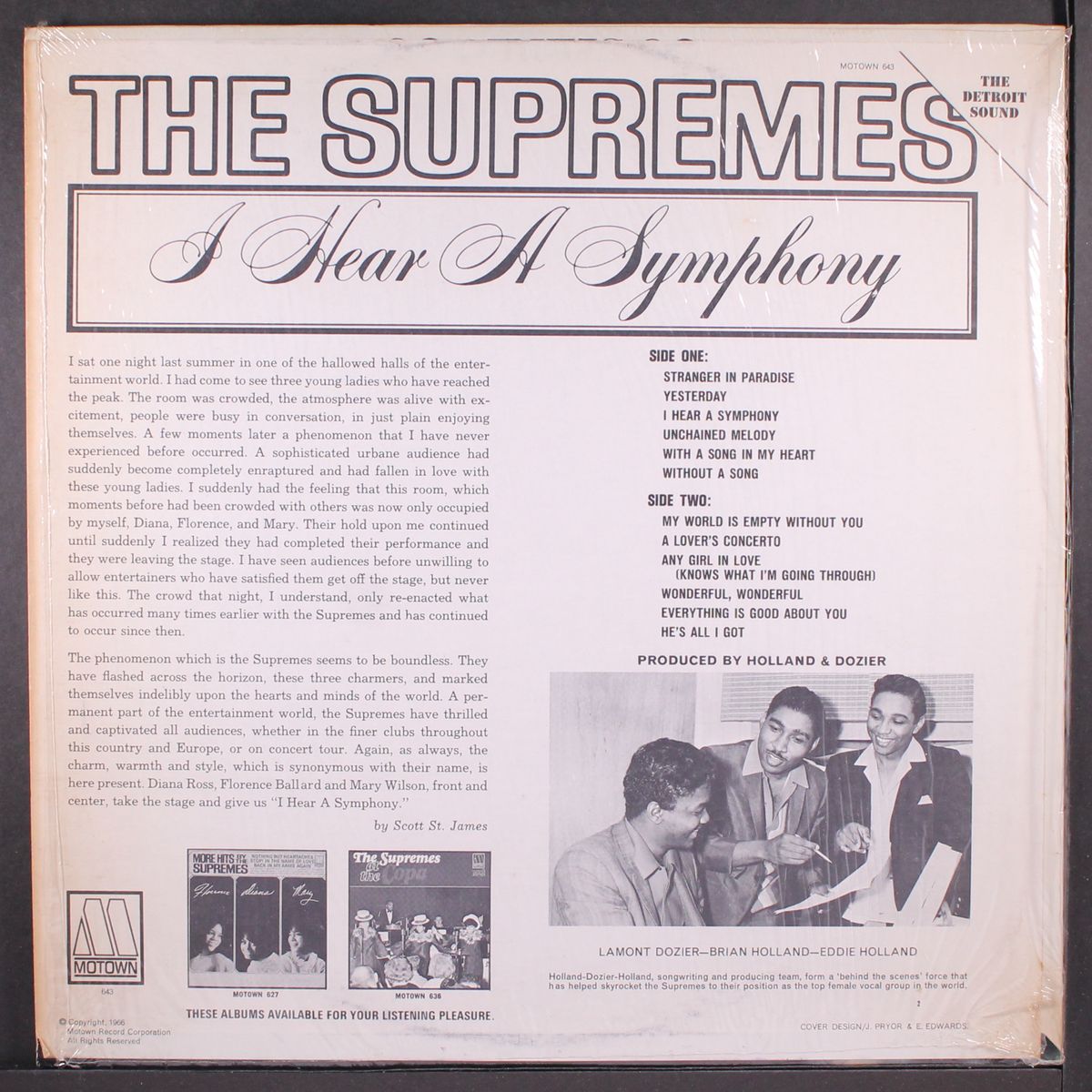 i hear a symphony by SUPREMES