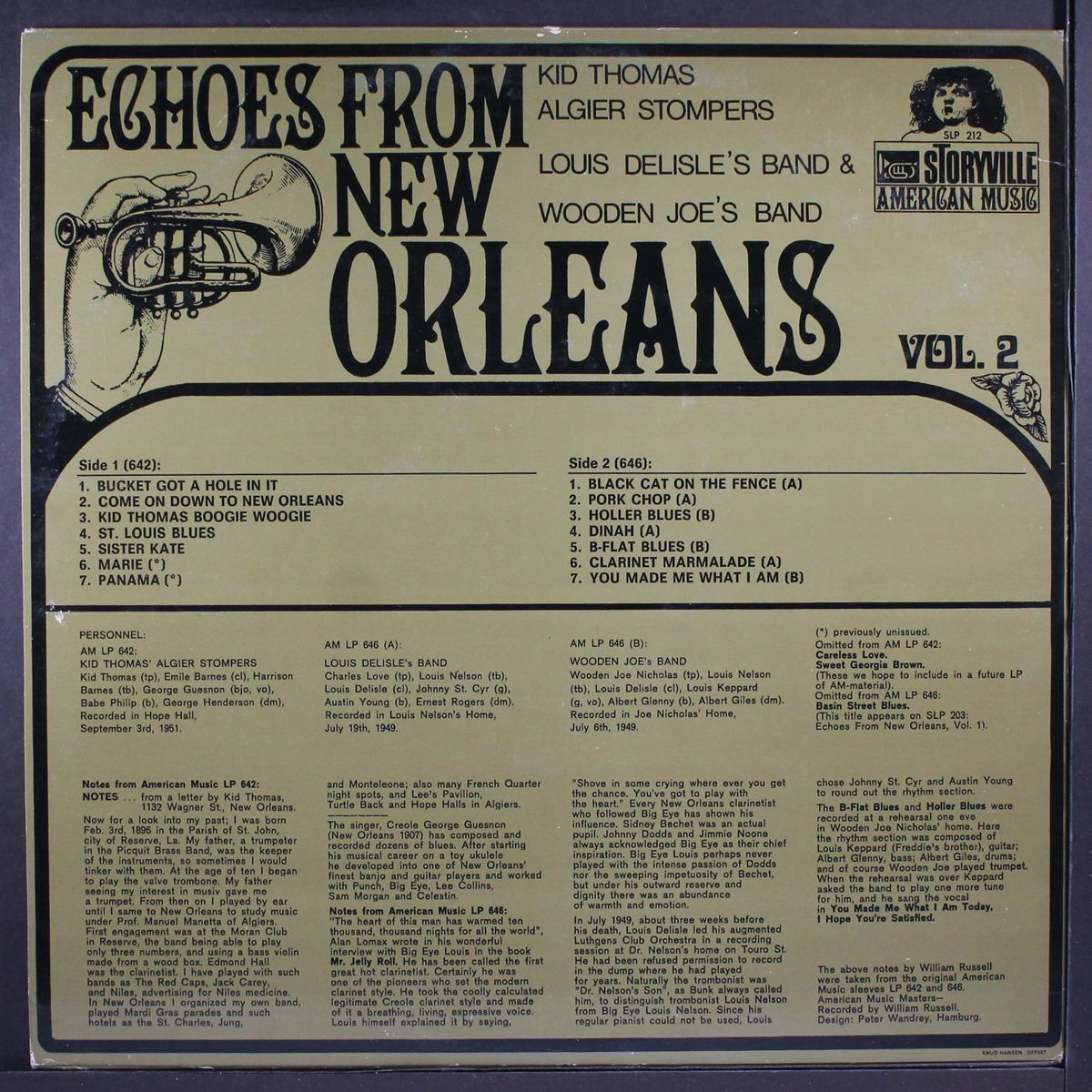 echoes from new orleans, vol. 2 by KID THOMAS