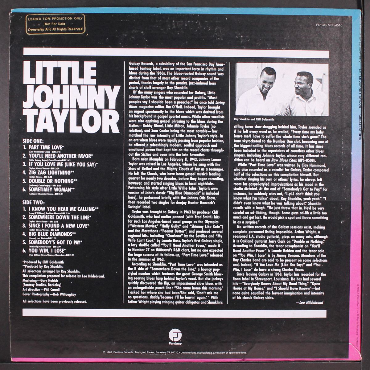greatest hits by LITTLE JOHNNY TAYLOR