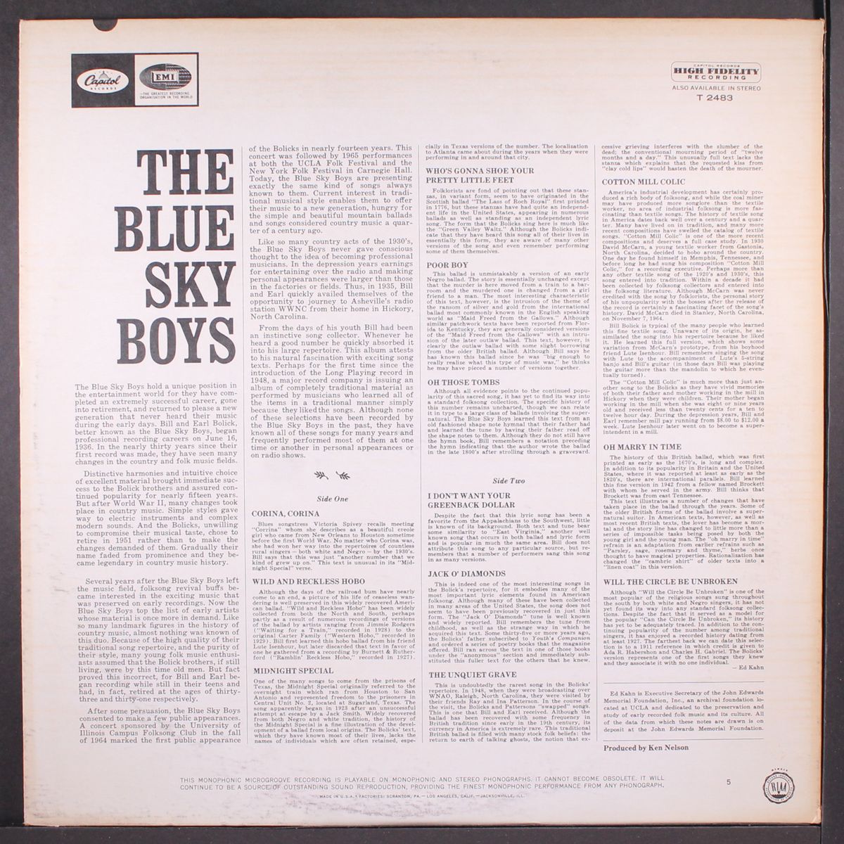 presenting by BLUE SKY BOYS