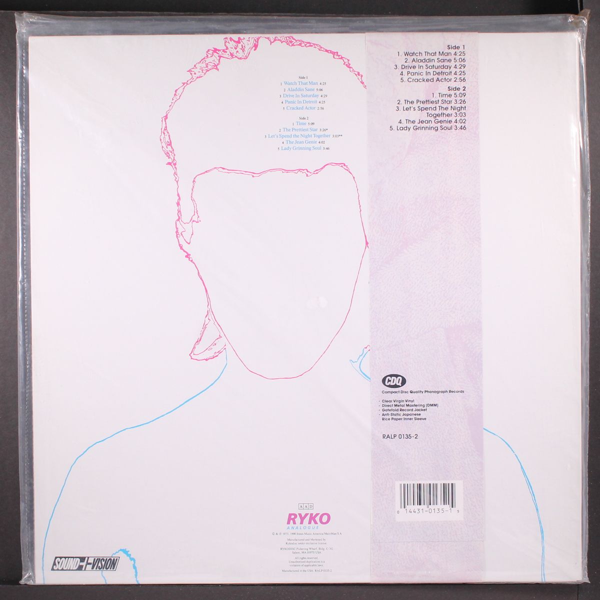 aladdin sane by DAVID BOWIE
