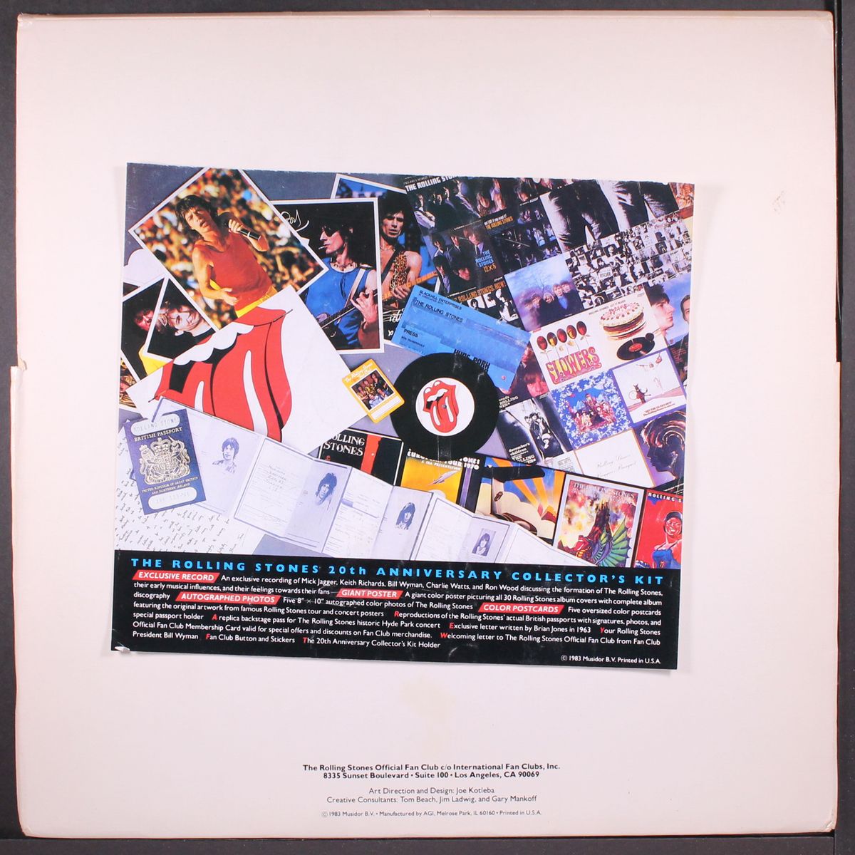 20th anniversary collector's kit by ROLLING STONES