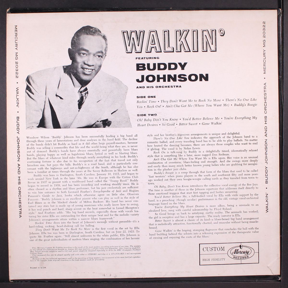 walkin' by BUDDY JOHNSON