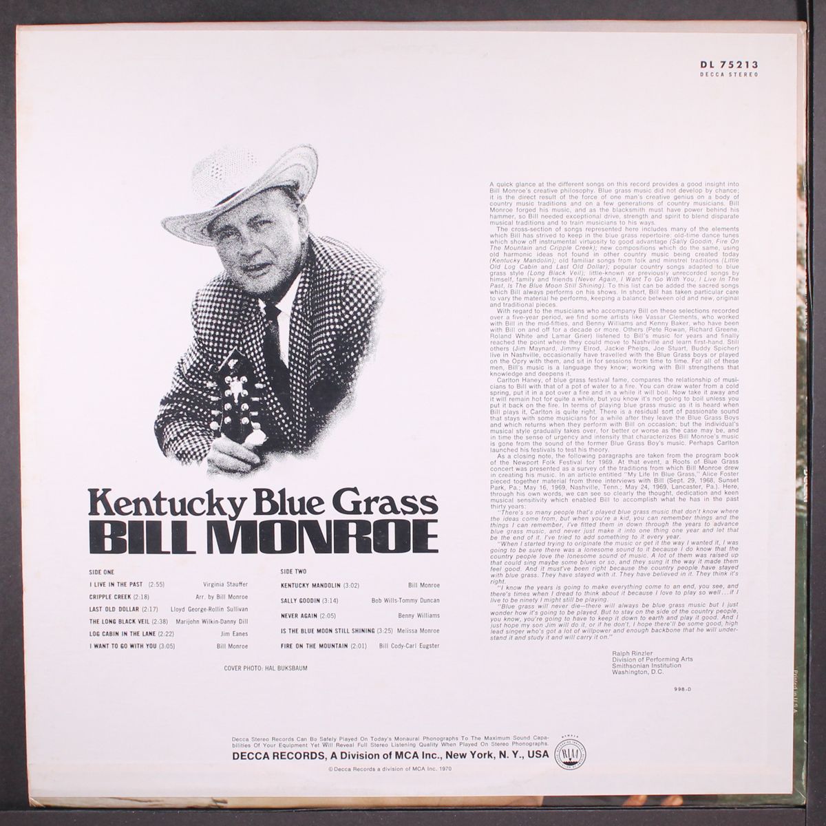 kentucky blue grass by BILL MONROE