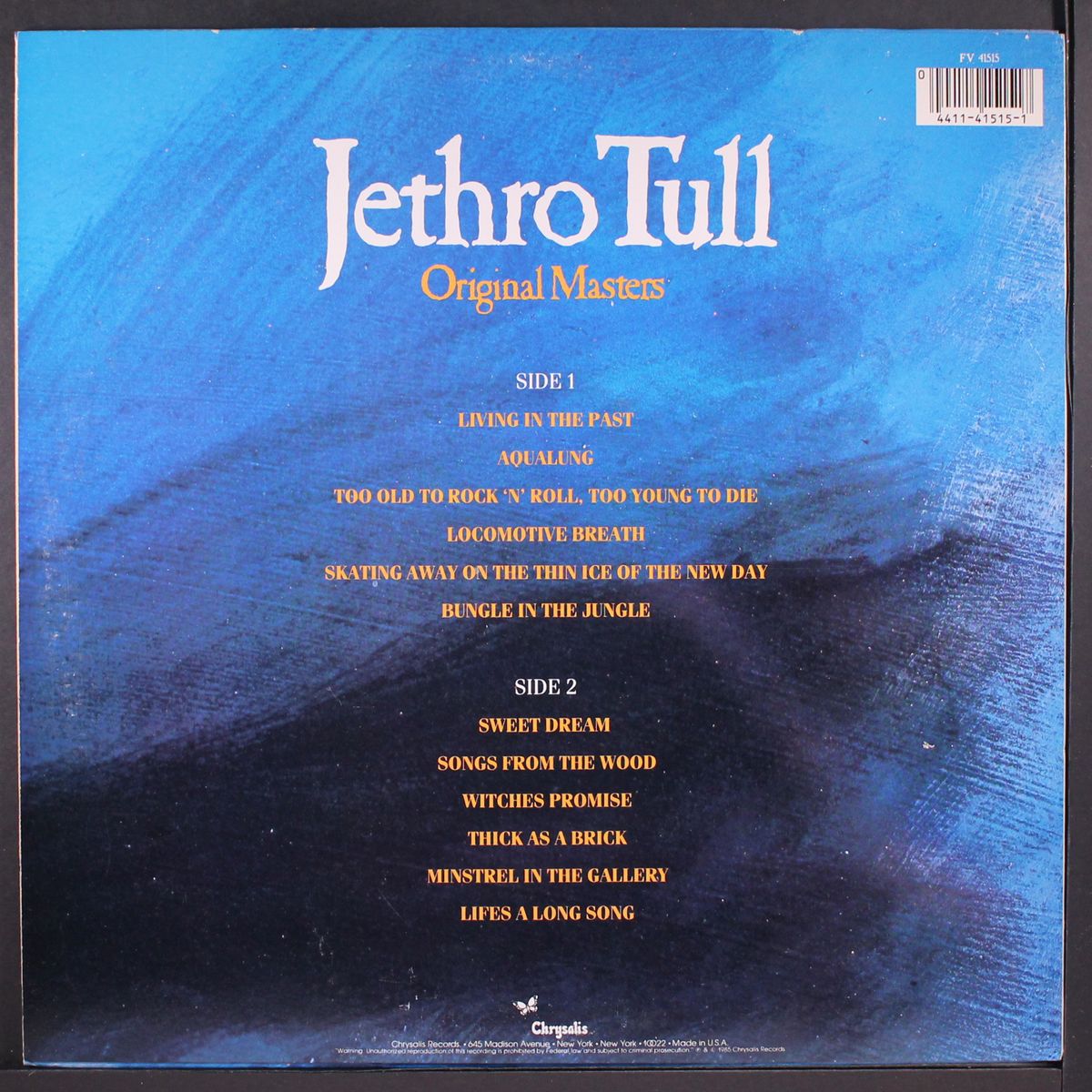 original masters by JETHRO TULL