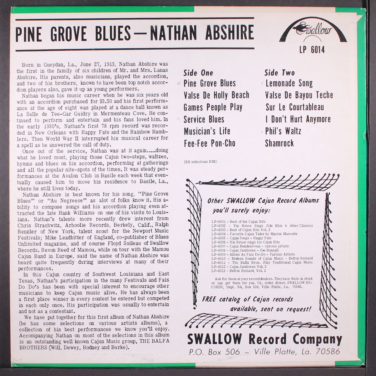 pine grove blues by NATHAN ABSHIRE
