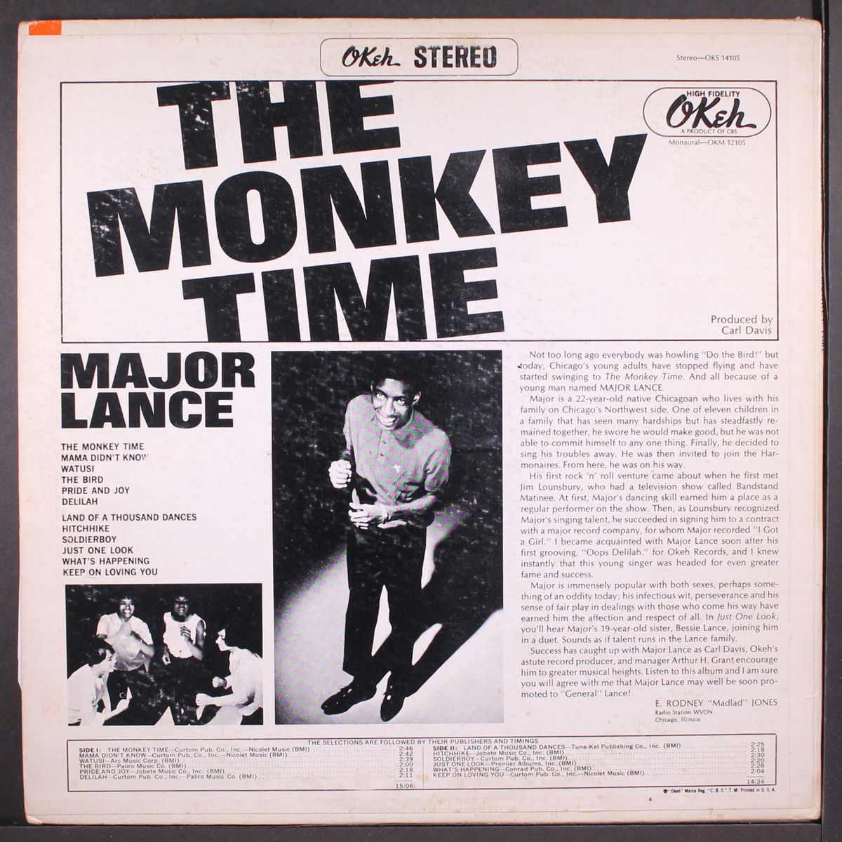 the monkey time by MAJOR LANCE