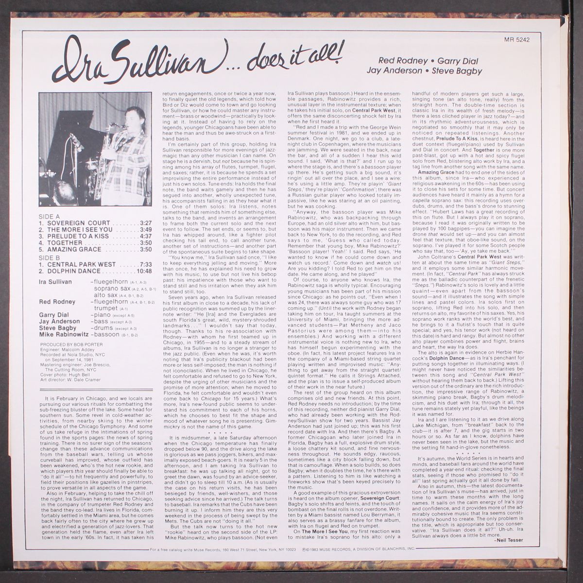 does it all! by IRA SULLIVAN