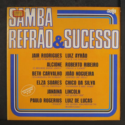 ELZA SOARES, JOAO NOGUEIRA, PAULO ROGERIUS, R