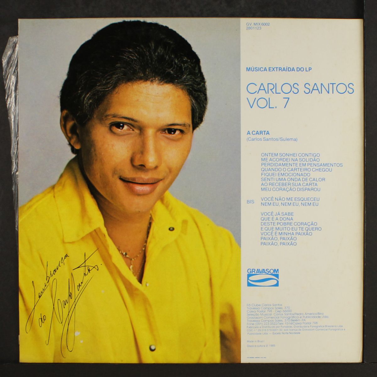 a carta - carlos santos vol. 7 by CARLOS SANTOS