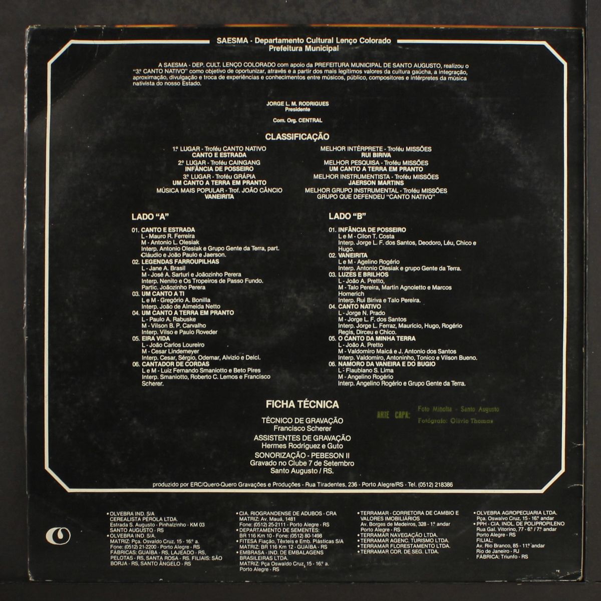 canto nativo de santo augusto 3 by VARIOUS