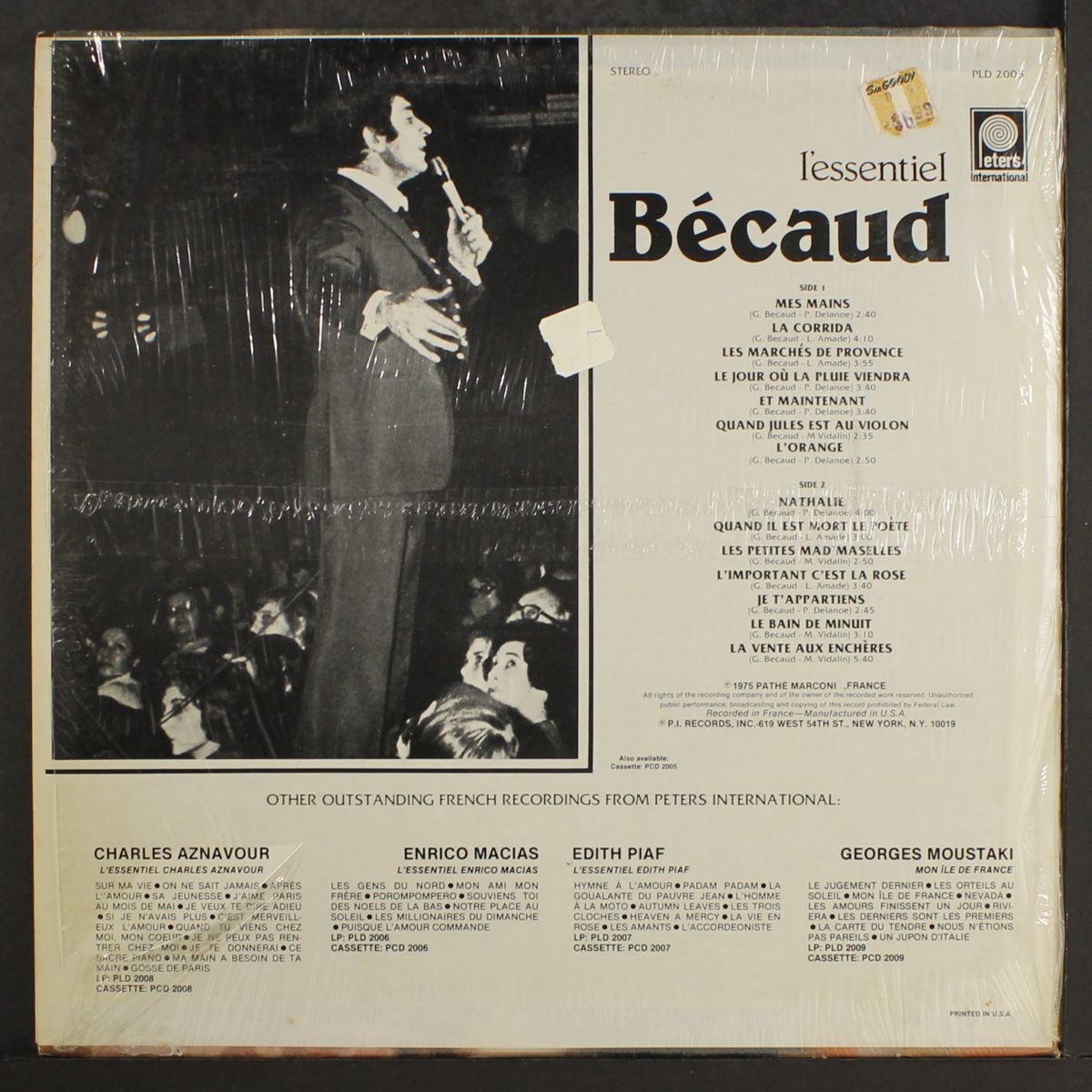 l'essentiel by GILBERT BECAUD