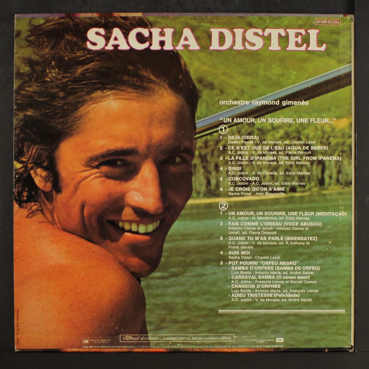 un amour, un sourire, une fleur by SACHA DISTEL