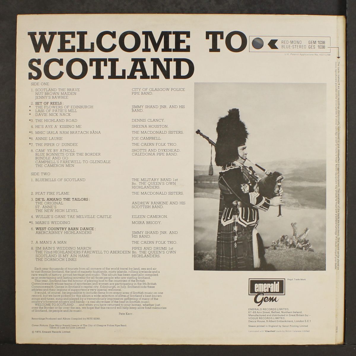 welcome to scotland by VARIOUS