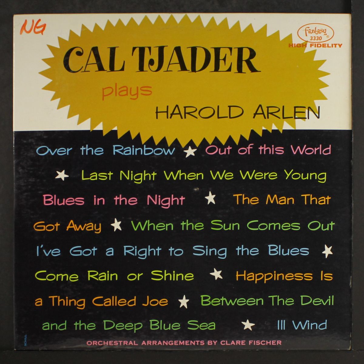 plays harold arlen by CAL TJADER
