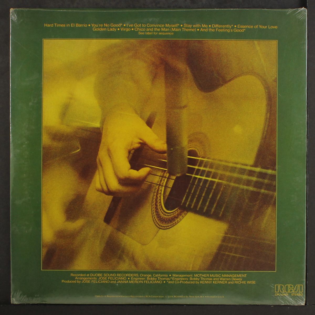 and the feeling's good by JOSE FELICIANO