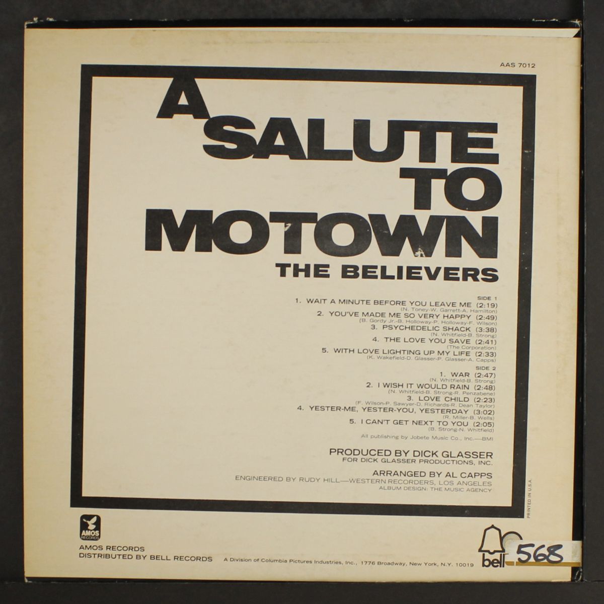 a salute to motown by BELIEVERS