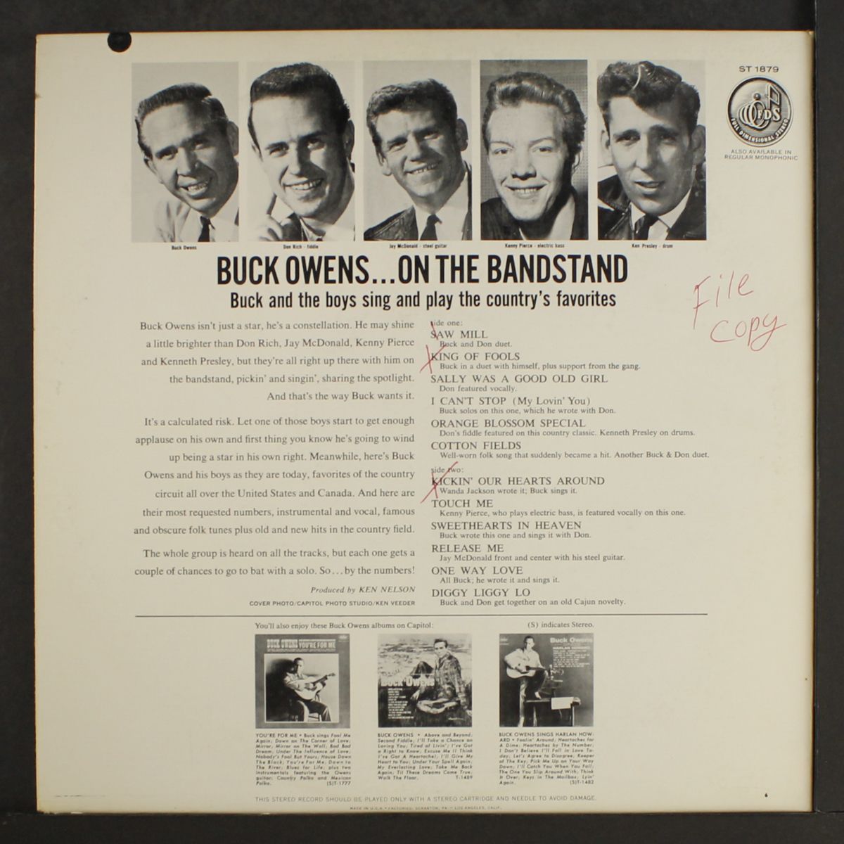 on the bandstand by BUCK OWENS