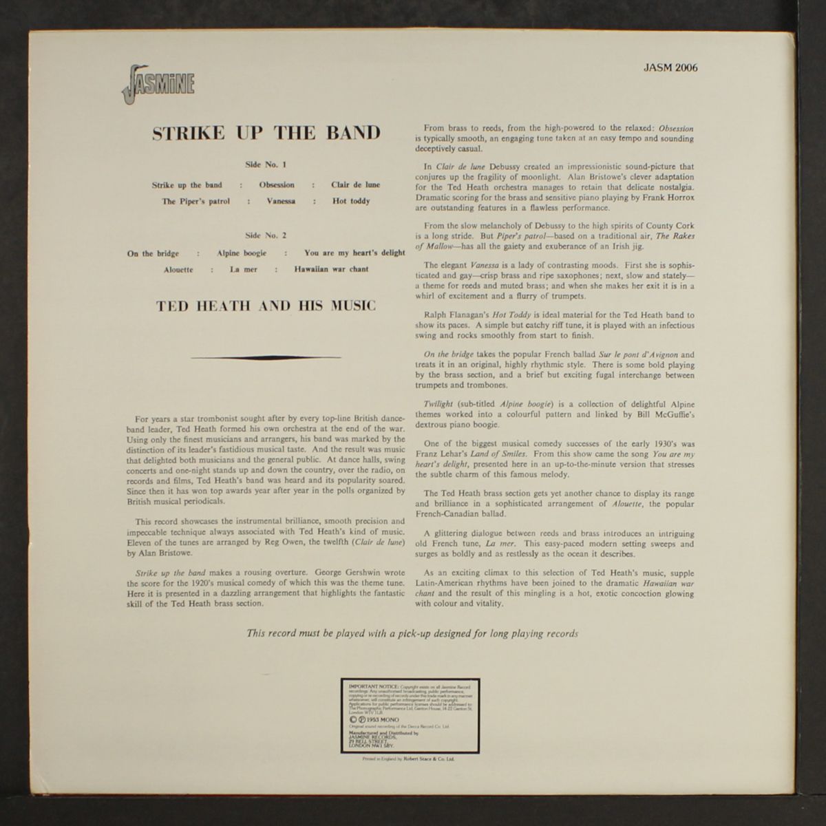 strike up the band by TED HEATH