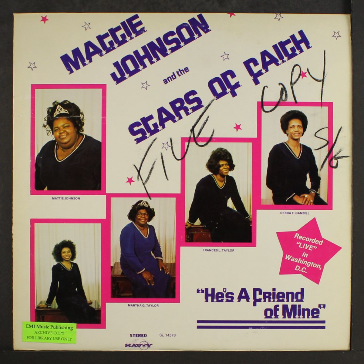 he's a friend of mine by MAGGIE JOHNSON & STARS OF FAITH