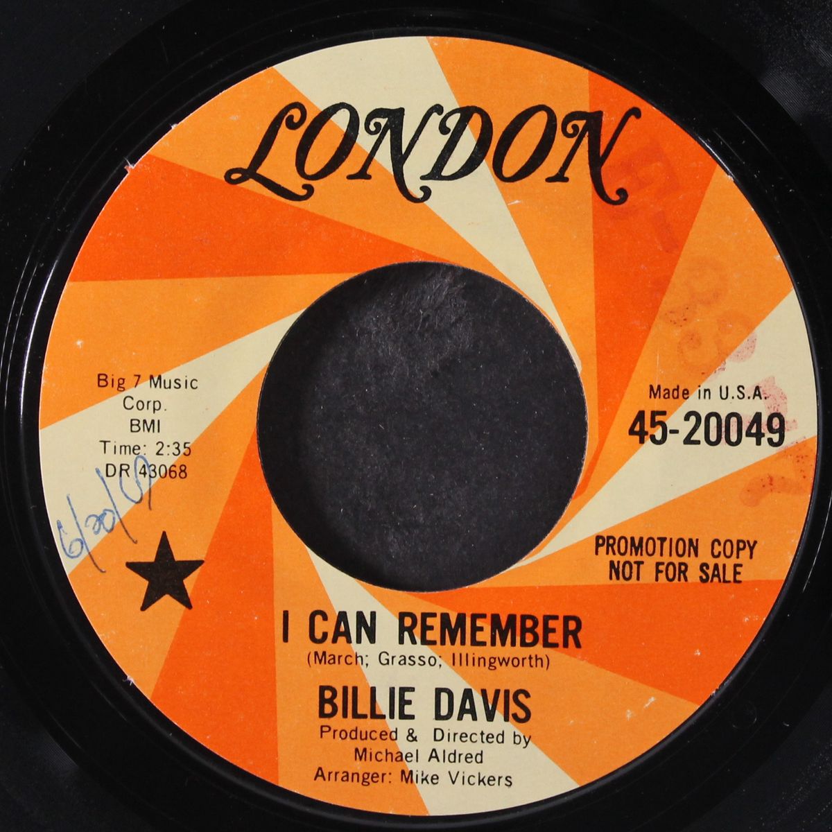 i can remember / i'll come home by BILLIE DAVIS
