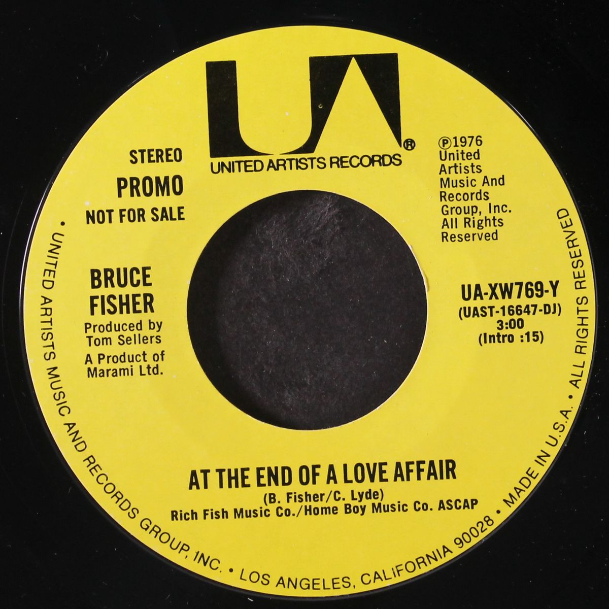 at the end of a love affair / mono by BRUCE FISHER