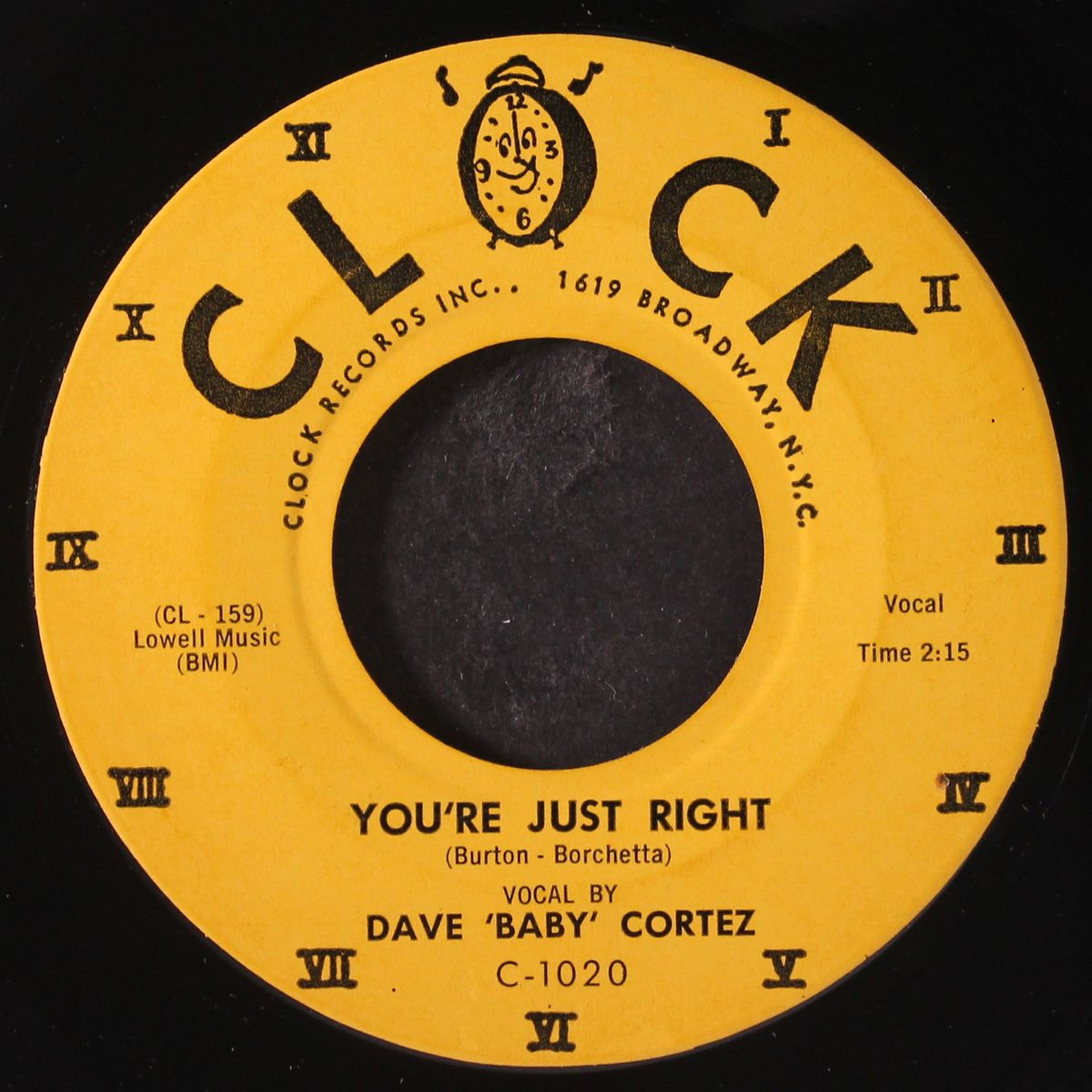 deep in the heart of texas / you're just right by DAVE 'BABY' CORTEZ