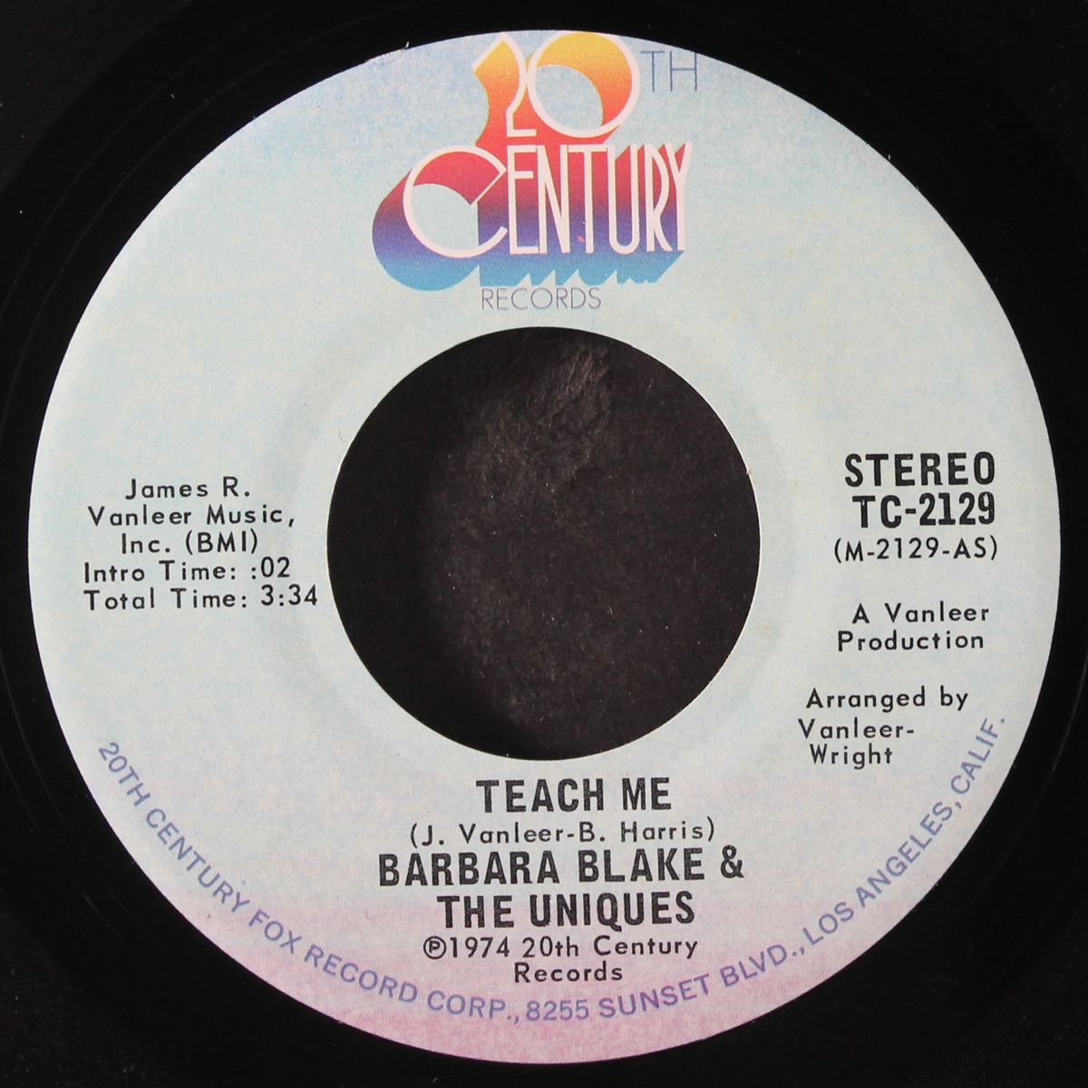 everlasting thrill / teach me by BARBARA BLAKE & UNIQUES